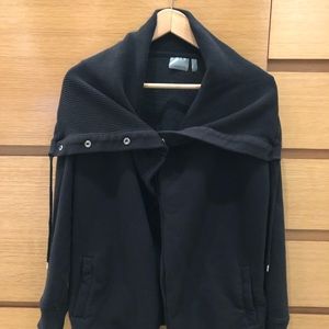 Black Athleta Wrapped Jacket